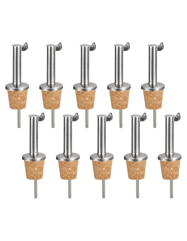 Vertedores de Botellas de Acero Inoxidable uxcell - 10 Piezas