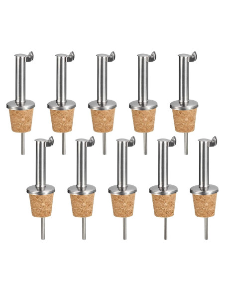 Vertedores de Botellas de Acero Inoxidable uxcell - 10 Piezas