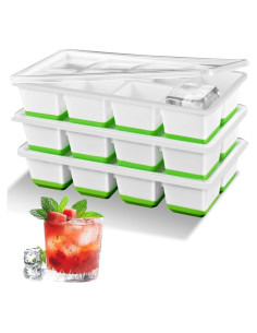 Bandeja de Hielo Grande Alinana 3 Piezas Silicona Sin BPA