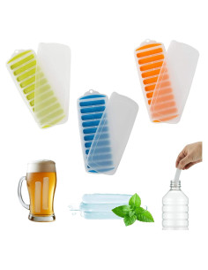 Bandeja de Hielo de Silicona Lily's Home - 3 Piezas 30 Cubos