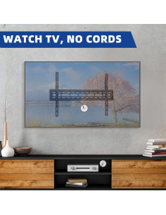 Kit de ocultación de cables para TV Riozoo, blanco, fácil instalación 2