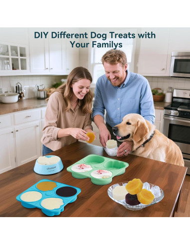 Moldes de Silicona para Golosinas de Perros UPSKY 2 Piezas