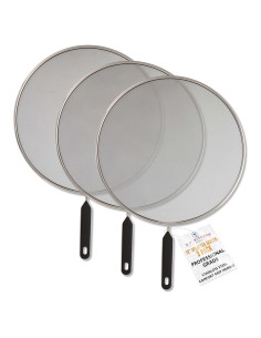 Juego de 3 pantallas antisalpicaduras U.S. Kitchen 33 cm