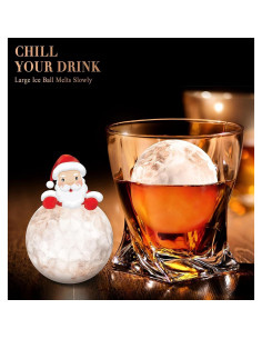 Bandeja de Hielo Redonda ICEXXP 2.2'' con Tapa - Silicona 2