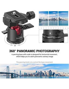 Cabezal de bola mini SmallRig BUT2665 360 para cámara 2