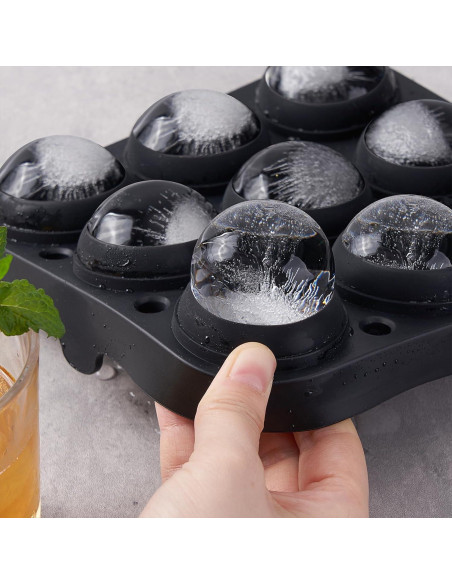 Combo de bandeja de hielo Wanderworld, 9 cubos y 9 esferas de 5 cm