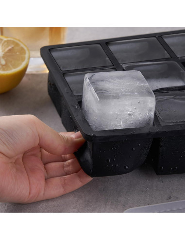 Combo de bandeja de hielo Wanderworld, 9 cubos y 9 esferas de 5 cm