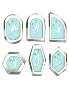 Juego de Cortadores de Galletas Auktosmn - 6 Piezas Acero Inoxidable