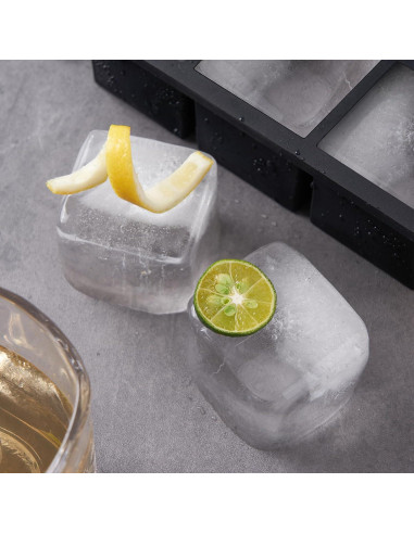 Combo de bandeja de hielo Wanderworld, 9 cubos y 9 esferas de 5 cm