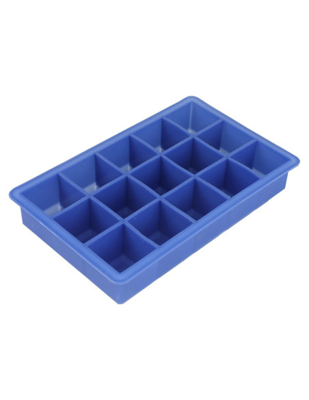 Bandeja de Hielo de Silicona Chef Craft 15 Cubos Azul