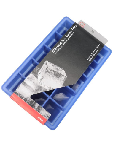 Bandeja de Hielo de Silicona Chef Craft 15 Cubos Azul