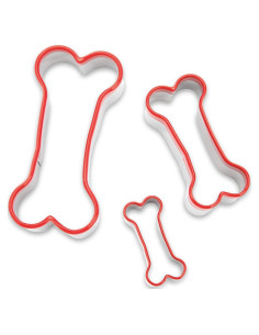 Juego de Cortadores de Galletas para Perros COOKIEQUE 3 Piezas