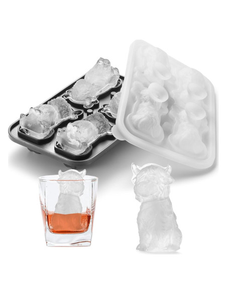 Molde de Hielo Nax Caki Vaca de las Tierras Altas 3D Grande