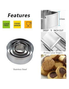 Juego de Cortadores de Galletas Geométricos 20 Pcs 2WDECOR 2