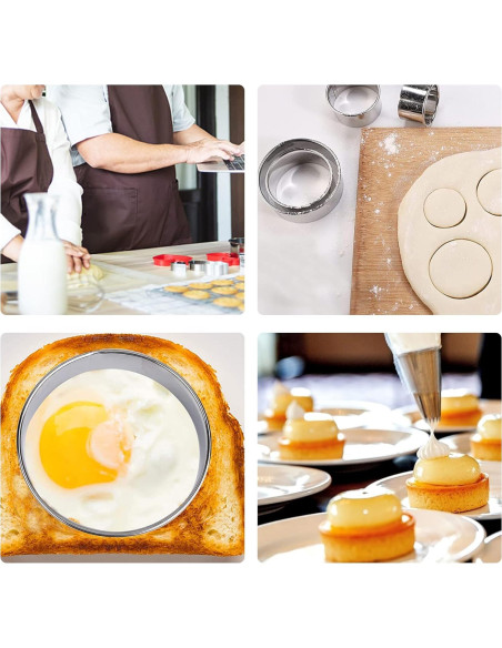 Juego de Cortadores de Galletas Geométricos 20 Pcs 2WDECOR