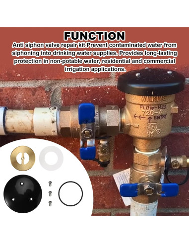 Kit de reparación bonete 720A Zurn 1/2 a 1 pulgada