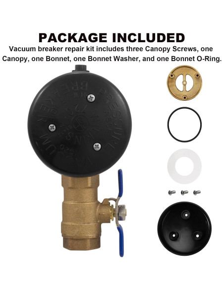 Kit de reparación bonete 720A Zurn 1/2 a 1 pulgada