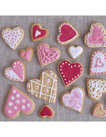 Cortadores de Galletas Corazón ALLTOP - 4 Tamaños Acero Inoxidable