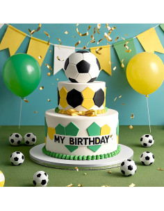 Juego de Cortadores de Galletas de Fútbol 8 Piezas JIYIN 2