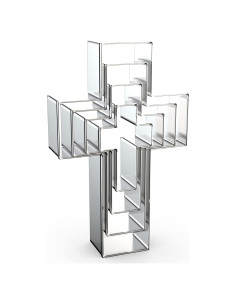 Juego de Cortadores de Galletas Cruz QAAQS - 4 Piezas Acero Inoxidable