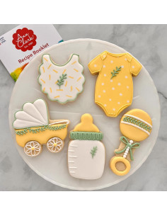 Juego de Cortadores de Galletas Ann Clark 5 Piezas Baby Shower 2