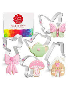Cortadores de Galletas Ann Clark Set 5 Piezas Acero Galvanizado