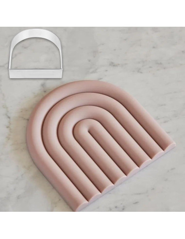 Juego de 5 Cortadores de Galletas Arco Larrel - Acero Inoxidable