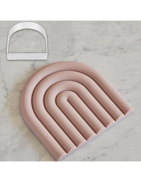 Juego de 5 Cortadores de Galletas Arco Larrel - Acero Inoxidable