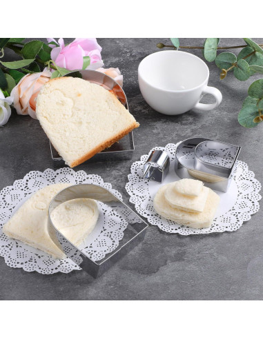 Juego de 5 Cortadores de Galletas Arco Larrel - Acero Inoxidable