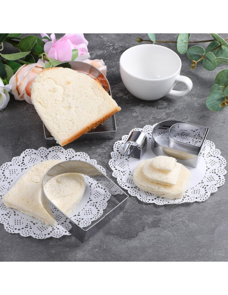 Juego de 5 Cortadores de Galletas Arco Larrel - Acero Inoxidable