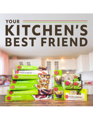 Tazas de Hornear de Papel Pergamino PaperChef - 60cl - Paquete de 4