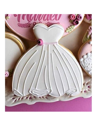 Juego de Cortadores de Galletas de Boda Ann Clark - 4 Piezas