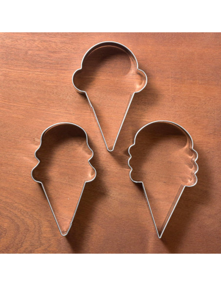 Cortadores de Galletas LILIAO Set 3 Piezas Acero Inoxidable