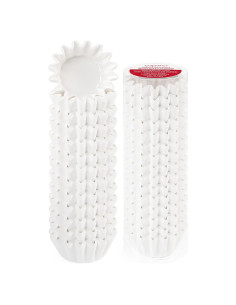 Forros de Mini Cupcake Caperci Blancos 200 Cuentas Resistentes