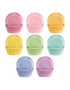 Forros de Cupcake de Papel Arcoíris GreenPine 400 Pcs