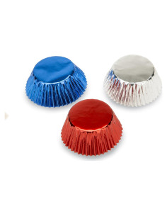 Forros de Muffin y Cupcake Patrióticos Fox Run, Set 45 Pzas