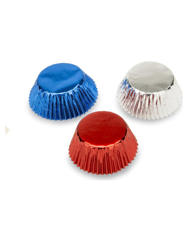 Forros de Muffin y Cupcake Patrióticos Fox Run, Set 45 Pzas