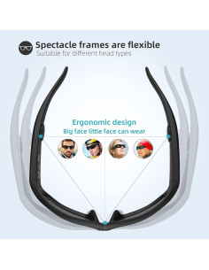 Gafas de Audio Inteligentes Benjun con Bluetooth y Lentes Claras 2