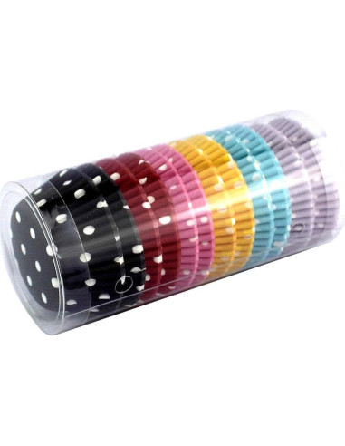Forros de Cupcake Mini Eoonfirst 300 Pcs Multicolor Sin Olor