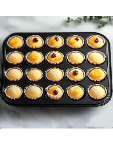 500 Forros de Cupcake Mini Blancos Athjoyo Resistentes a Grasa