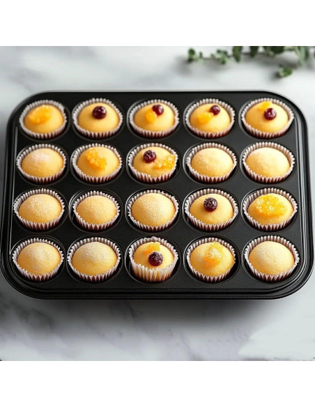 500 Forros de Cupcake Mini Blancos Athjoyo Resistentes a Grasa