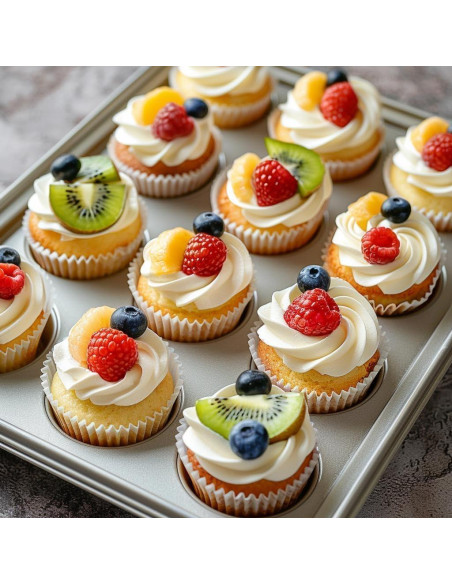 500 Forros de Cupcake Mini Blancos Athjoyo Resistentes a Grasa