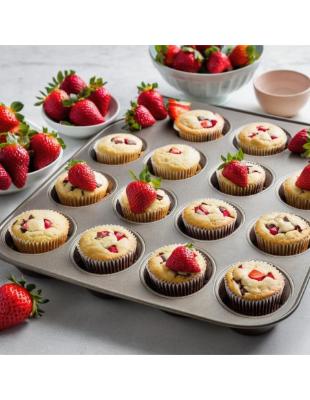 500 Forros de Cupcake Mini Blancos Athjoyo Resistentes a Grasa