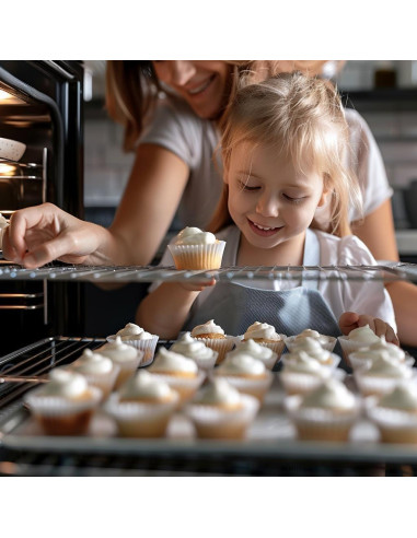 500 Forros de Cupcake Mini Blancos Athjoyo Resistentes a Grasa