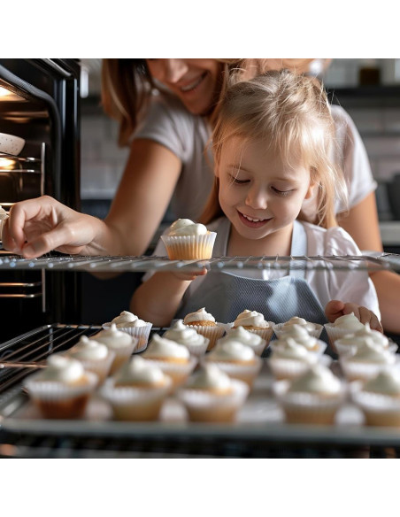 500 Forros de Cupcake Mini Blancos Athjoyo Resistentes a Grasa