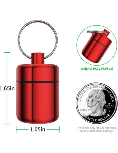 Estuche de Aluminio Urekt para Tapones de Oído - 2 Paquetes 2