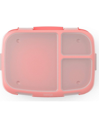 Bandeja de Comidas Bentgo Fresh Roja - 4 Compartimentos, Libre de BPA