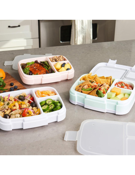 Bentgo Fresh Set de 3 Cajas de Almuerzo Reutilizables 1.2L