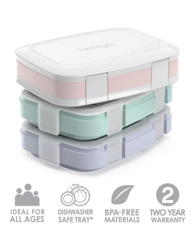 Bentgo Fresh Set de 3 Cajas de Almuerzo Reutilizables 1.2L