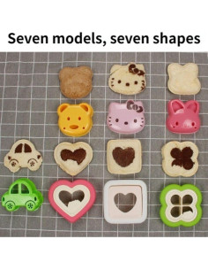 Cortador y Sellador de Sándwiches BeyondNice Gato - Sin Corteza 2